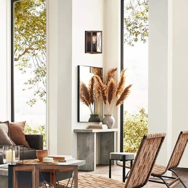 Best Sale 😀 Hot Sale 😀 Martin 1-Light Barnwood Accents Indoor Wall Sconce Lantern by Hukoro 🤩 👍 - Image 6