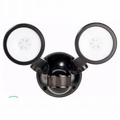 Best deal ๐ Wholesale ๐คฉ 180ยฐ Black Motion Activated Outdoor Integrated LED Twin Head Flood Light by Defiant ๐ ๐