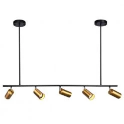 Best deal 🥰 Wholesale 😉 Vortex 4 ft. Gold Fixed Track Lighting Kit by RRTYO ⭐ 👏