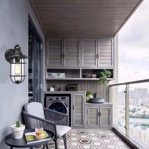 Cheapest โจ Cheapest โญ Martin 1-Light Black Outdoor Wall Lantern Sconce with Clear Glass shade by Hukoro ๐ โจ - Image 2