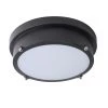 Brand new 🧨 Promo ❤️ 11 in. 12-Watt Black Round Integrated LED Flush Mount Light with Acrylic Drum Shade by LamQee ✨ 👏