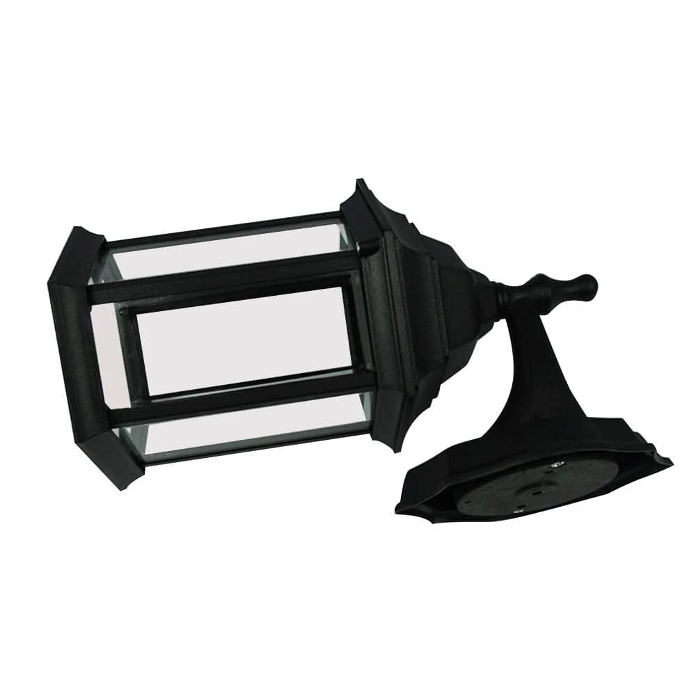 Outlet ๐ New ๐ 1-Light Black Outdoor Aluminum Wall Lantern Sconce with E26 Socket Exterior Lighting Fixture for Garage, Doorway, Porch by LamQee ๐ฅฐ ๐ฅ - Image 3