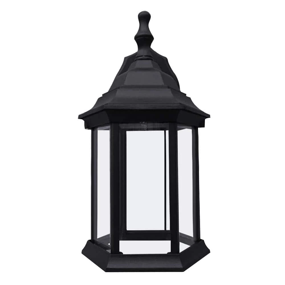 Outlet ๐ New ๐ 1-Light Black Outdoor Aluminum Wall Lantern Sconce with E26 Socket Exterior Lighting Fixture for Garage, Doorway, Porch by LamQee ๐ฅฐ ๐ฅ - Image 6