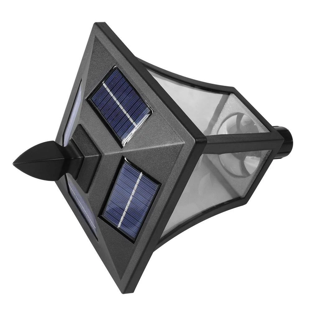 Best Sale โ Cheapest ๐ฅฐ 63 in. L 1-Light Black Solar Powered LED Outdoor Post Light and Lamp Sets with Warm White Light Bulb by LamQee ๐ฅฐ โ๏ธ - Image 4