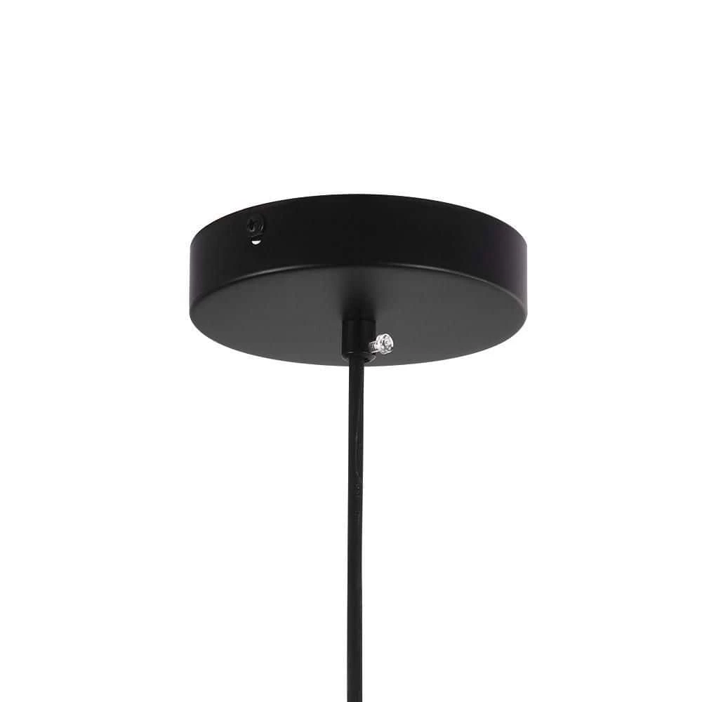 New 🥰 Wholesale ⭐ Herculaneum 6-Lights Black Kitchen Island Linear Globe Glass Pendant by RRTYO 🔔 ✨ - Image 9