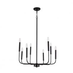 Best deal โ๏ธ Best reviews of ๐ฏ Ableton 8-Light Black Farmhouse Kitchen Island Candle Dining Light Adjustable Chandelier by RRTYO ๐ โจ