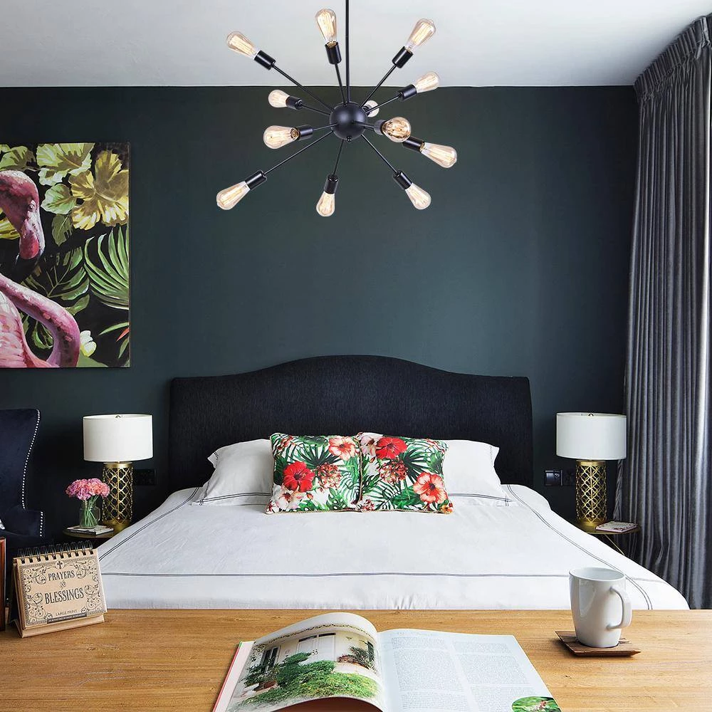 Top 10 ๐ Budget โ๏ธ Gamino 18-Light Black Sputnik Sphere Chandelier by RRTYO ๐ ๐ - Image 4