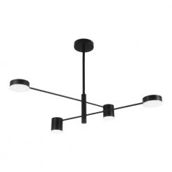 Best reviews of ๐ Coupon ๐ Model 10-Watt Integrated LED Balck Contemporary-Style Chandelier with Rotatable Arms by RRTYO ๐ ๐