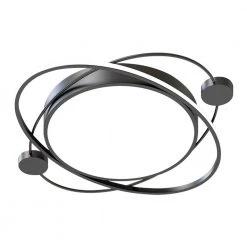 Best Pirce โ๏ธ Deals ๐งจ Eleuterio 21.26 in. 1-Light Black Selectable LED Flush Mount by RRTYO โจ ๐