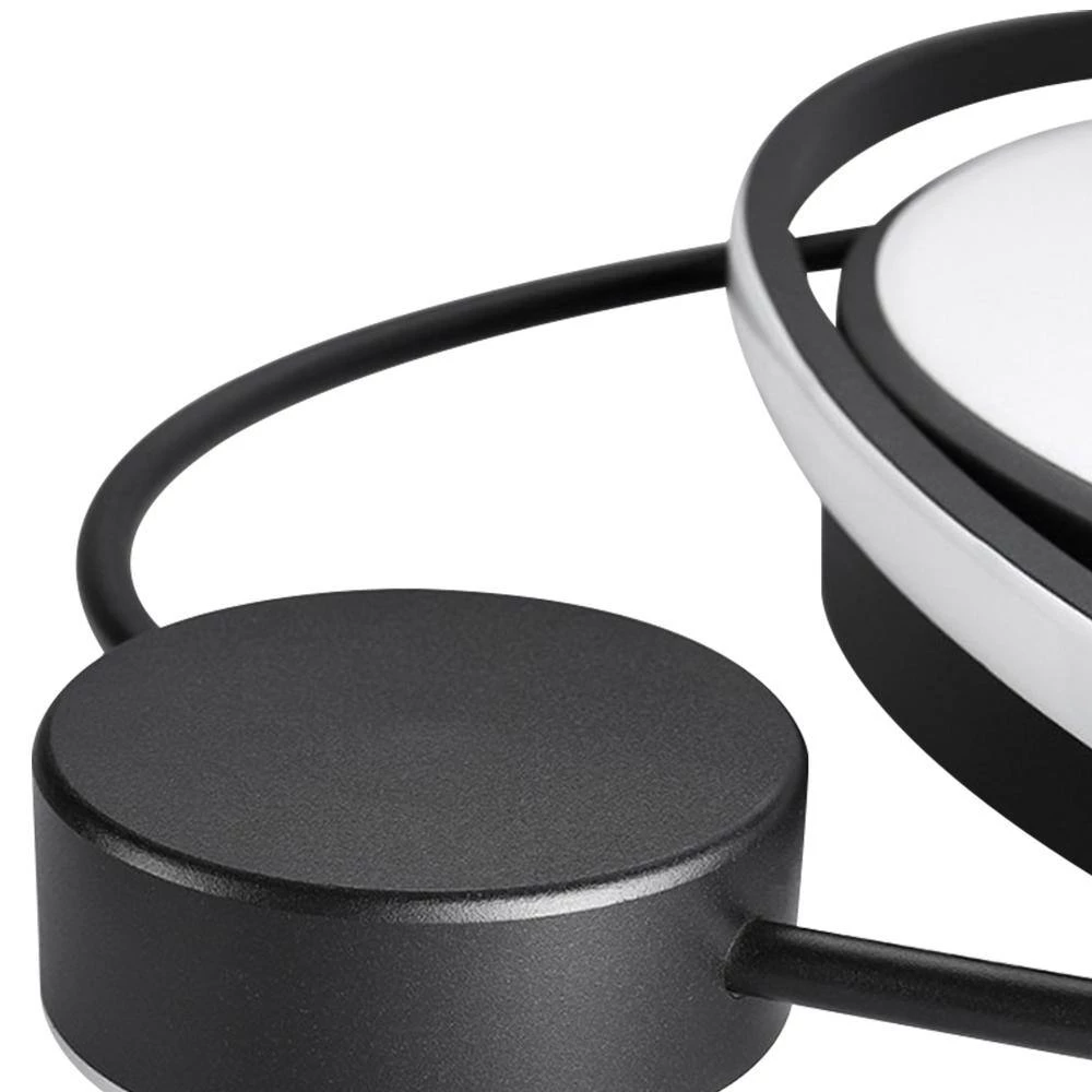 Best Pirce โ๏ธ Deals ๐งจ Eleuterio 21.26 in. 1-Light Black Selectable LED Flush Mount by RRTYO โจ ๐ - Image 6