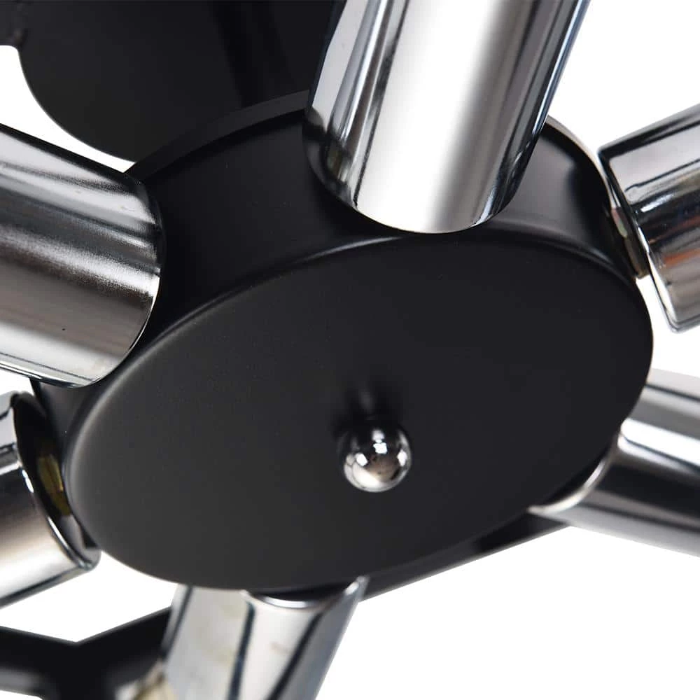 Best Sale 🔔 Best Pirce 🥰 21.65 in. 6-Light Black Industrial Kitchen Island Hexagonal Semi Flush Mount Ceiling Light with Acrylic Shade by RRTYO 🤩 ⌛ - Image 6