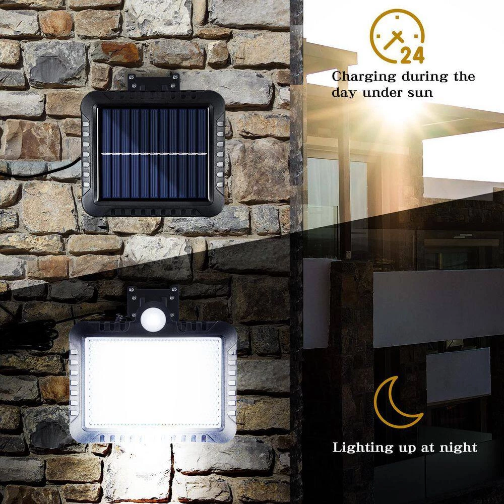 Wholesale 🔔 New 😍 Dominick 1-Light Black Solar LED Light Beads Outdoor Pendant Light with Motion Sensing by RRTYO 😉 😍 - Image 6