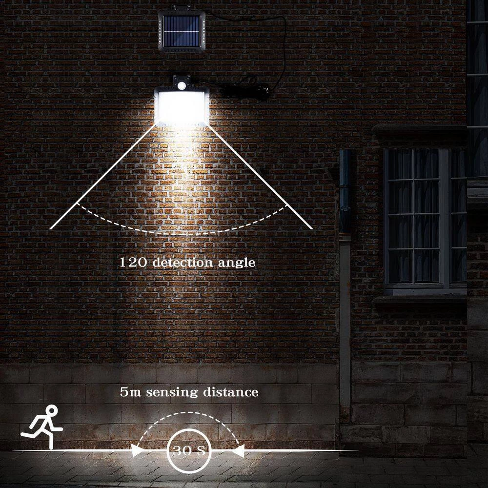 Wholesale 🔔 New 😍 Dominick 1-Light Black Solar LED Light Beads Outdoor Pendant Light with Motion Sensing by RRTYO 😉 😍 - Image 7