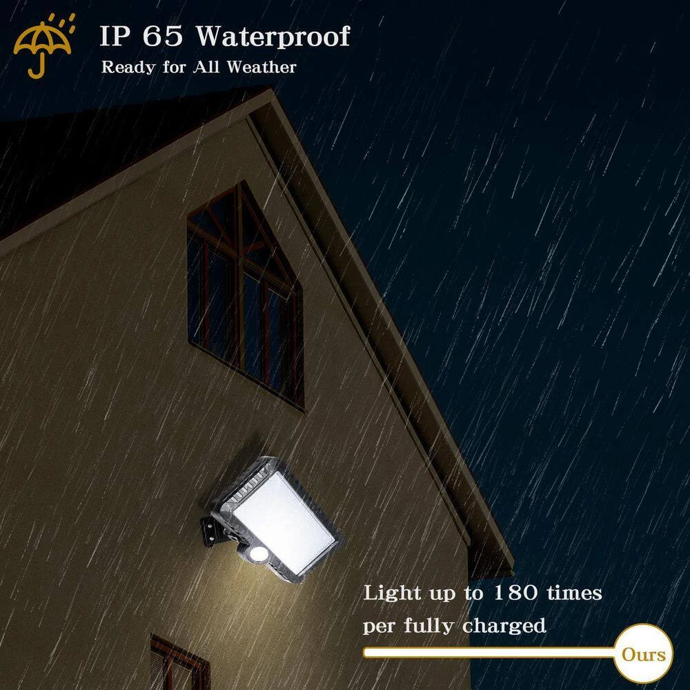 Wholesale 🔔 New 😍 Dominick 1-Light Black Solar LED Light Beads Outdoor Pendant Light with Motion Sensing by RRTYO 😉 😍 - Image 5