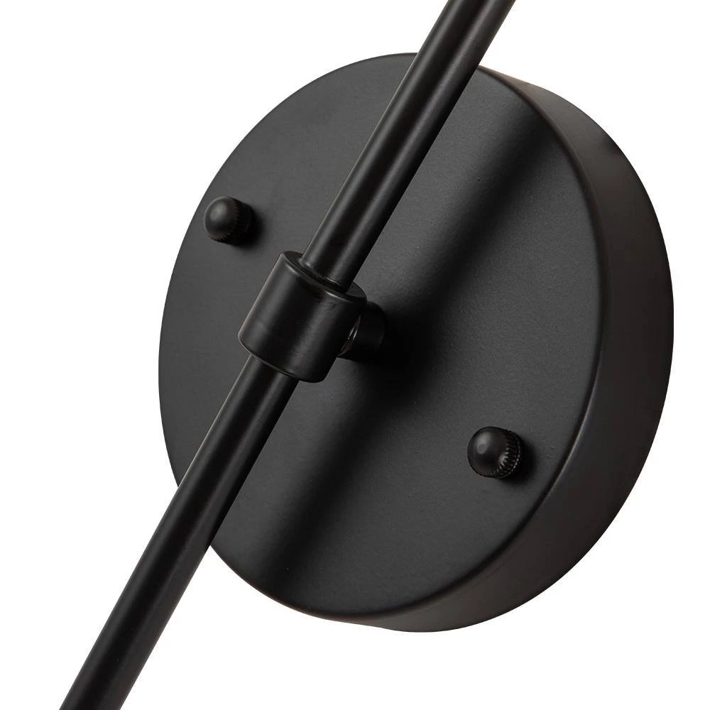 Budget 🧨 Cheapest 🥰 Anova 1-Light Black Glass Ball Wall Sconce with Milk White Glass Shade by RRTYO 🥰 ⭐ - Image 7