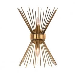 Best Sale ๐ Budget โจ 11.02 in. 2-Light Dimmable Brass Candle Vanity Light by RRTYO โ ๐งจ