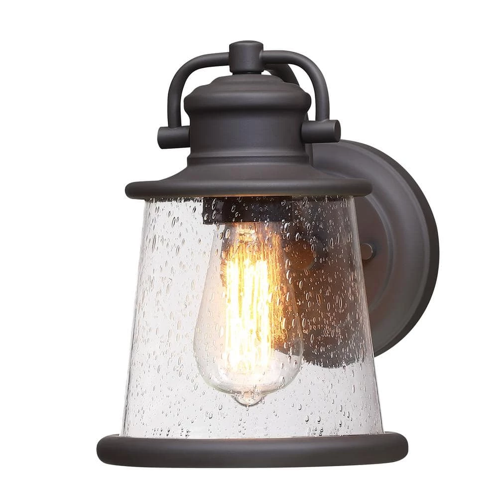 Budget 💯 Outlet 🎉 Martin 1-Light Dark Bronze Outdoor Wall Lantern Sconce by Hukoro 🤩 ⌛ - Image 7