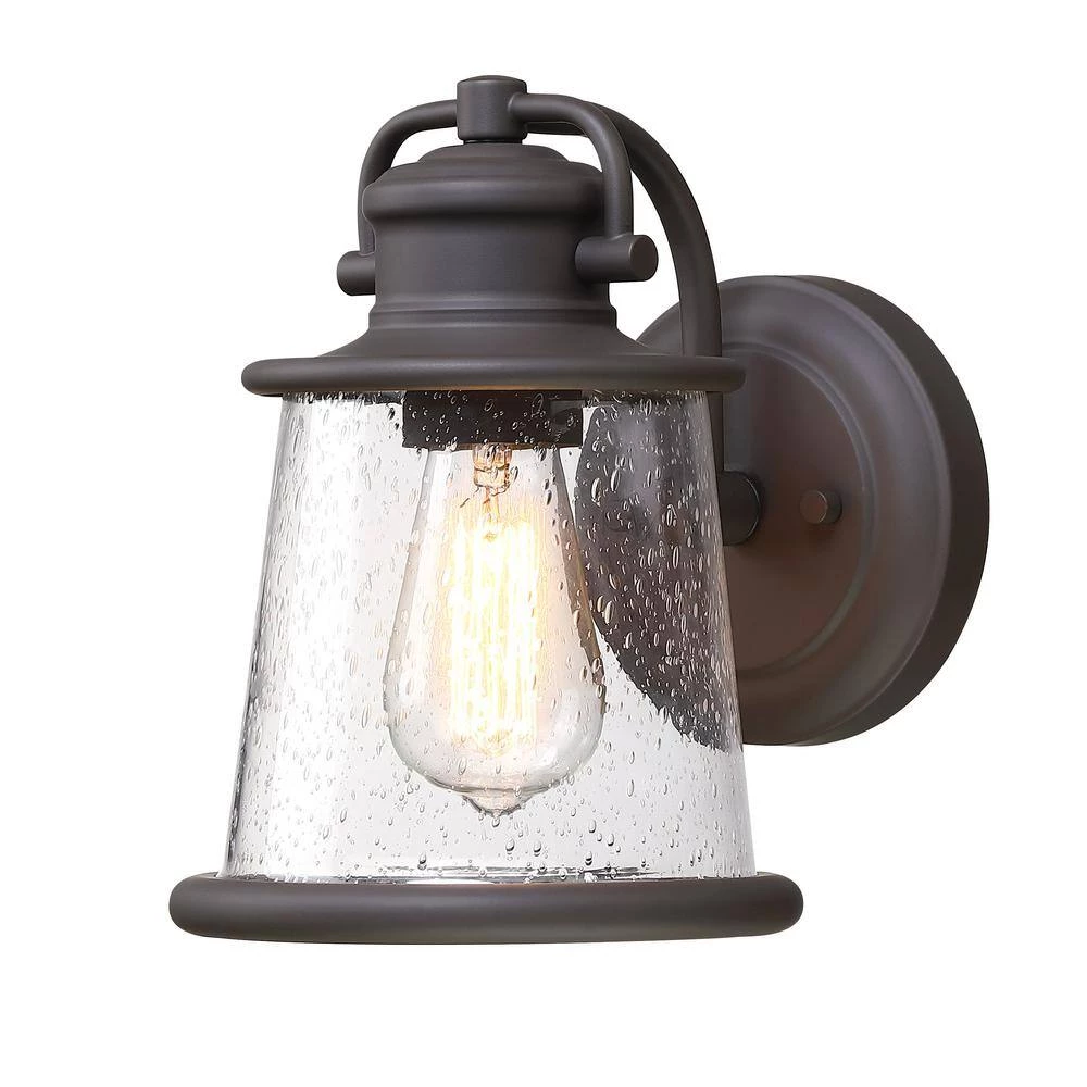 Budget 💯 Outlet 🎉 Martin 1-Light Dark Bronze Outdoor Wall Lantern Sconce by Hukoro 🤩 ⌛ - Image 5