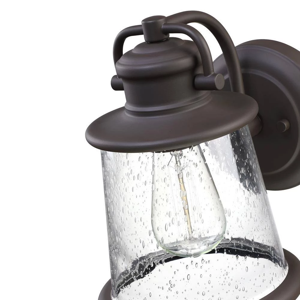 Budget 💯 Outlet 🎉 Martin 1-Light Dark Bronze Outdoor Wall Lantern Sconce by Hukoro 🤩 ⌛ - Image 8