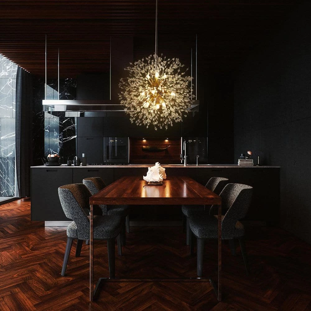 Cheap ๐ฅ Top 10 ๐ Barton 9-Light Gold Crystal Unique Sphere Chandelier by RRTYO โญ ๐ฅฐ - Image 8