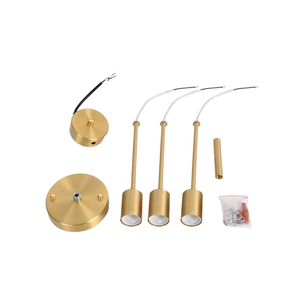 Outlet ๐ Top 10 ๐งจ Torres 23.62 in. 3-Light Gold Mid-Century Ceiling Light Sputnik Semi-Flush Mount by RRTYO ๐ ๐ฅ - Image 4