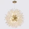 Coupon 👍 Flash Sale ❤️ 16-Light Golden Dandelion Chandelier Firework Pendant Light with Crystal Dangles by LamQee 👏 😍