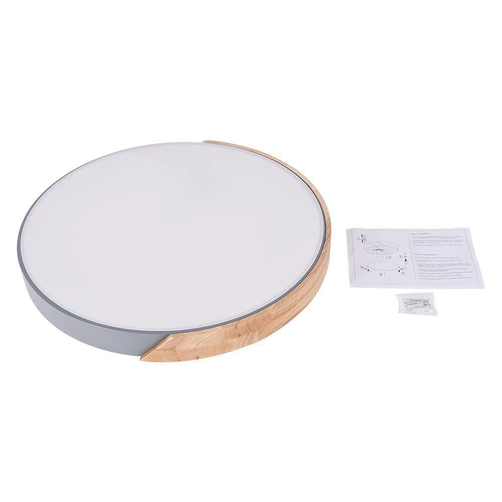 Cheapest ๐ Best deal ๐ฏ 19.68 in. 1-Light Grey LED Flush Mount Ceiling Light with Acrylic Shade by RRTYO ๐ ๐ - Image 11