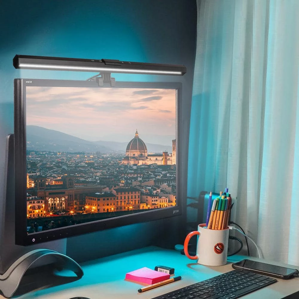 Promo ✨ Best Sale 🎁 15.7 in. Black Computer Light Bar with Clip USB Powered Adjustable Brightness Light by LamQee 😍 👍 - Image 8