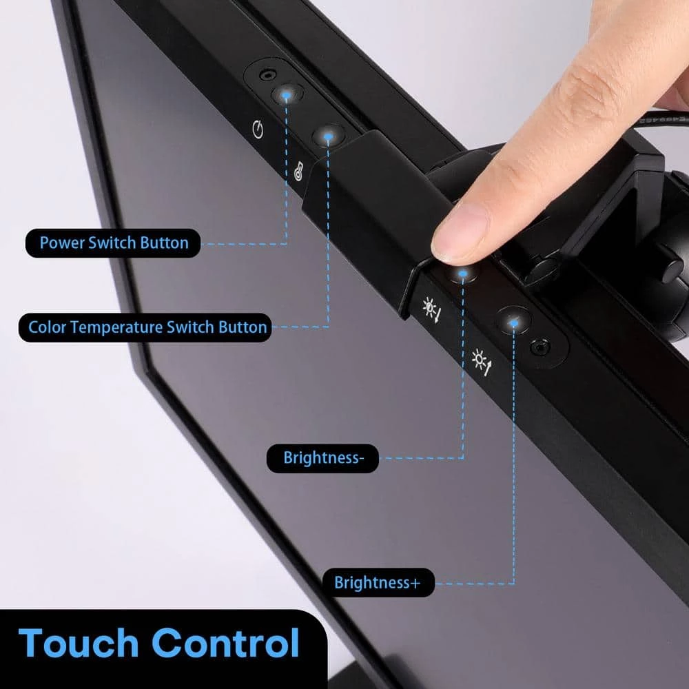 Promo ✨ Best Sale 🎁 15.7 in. Black Computer Light Bar with Clip USB Powered Adjustable Brightness Light by LamQee 😍 👍 - Image 3