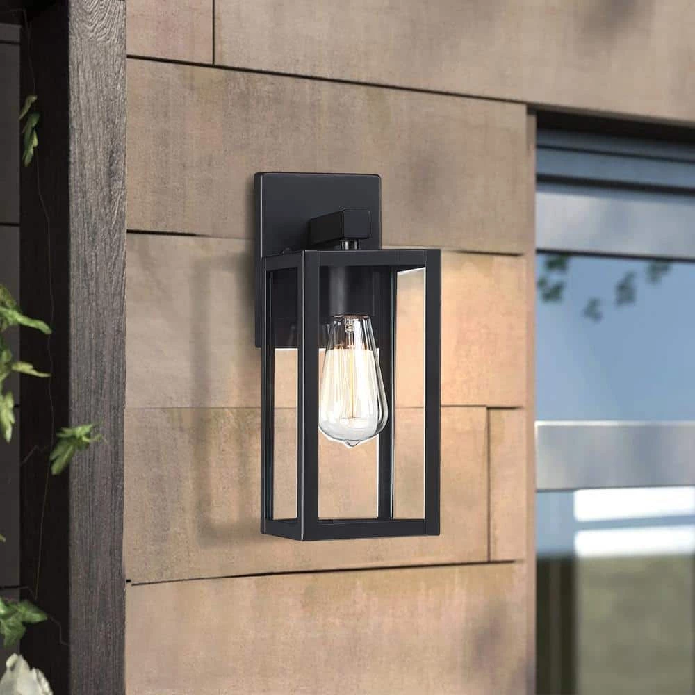 Cheap ๐ฏ Hot Sale ๐ Martin 1-Light Matte Black Outdoor Wall Lantern Sconces (2-Pack) by Hukoro โจ ๐ - Image 6