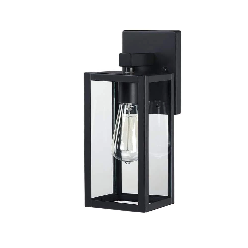 Cheap ๐ฏ Hot Sale ๐ Martin 1-Light Matte Black Outdoor Wall Lantern Sconces (2-Pack) by Hukoro โจ ๐ - Image 7
