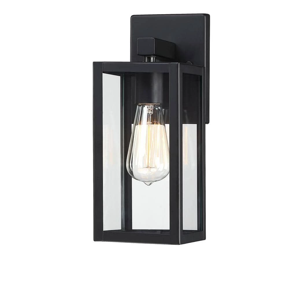 Cheap ๐ฏ Hot Sale ๐ Martin 1-Light Matte Black Outdoor Wall Lantern Sconces (2-Pack) by Hukoro โจ ๐ - Image 5