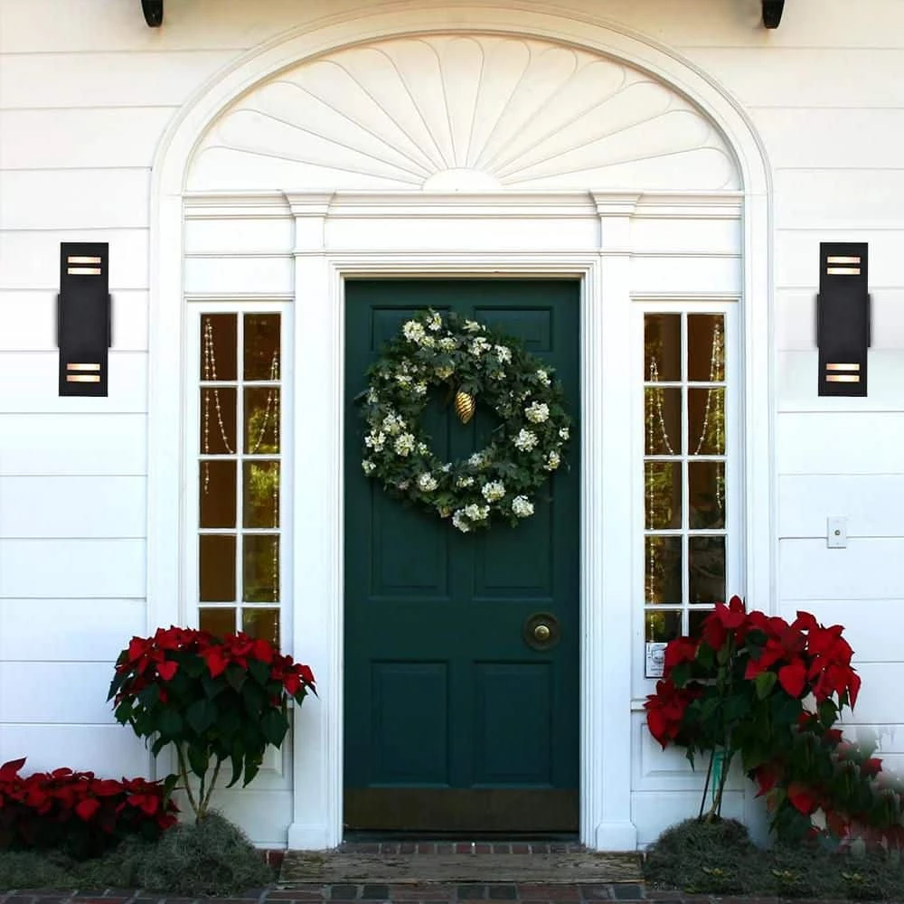 Promo 💯 Promo 🎁 2-Light Matte Black Outdoor Wall Lamp Waterproof Wall Lantern Exterior Sconce Light Fixture for Patio Courtyards Villa by RRTYO 💯 🤩 - Image 9