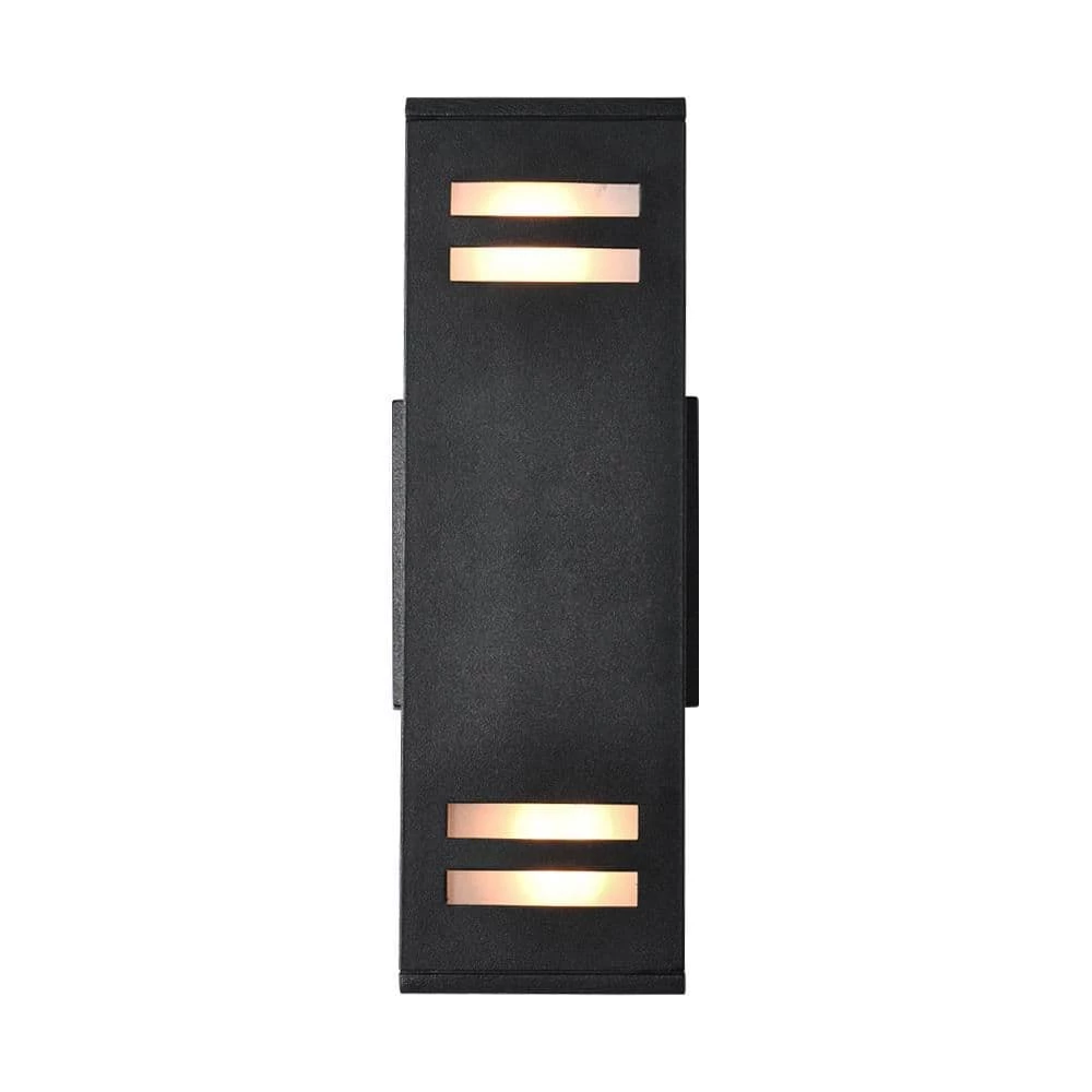 Promo 💯 Promo 🎁 2-Light Matte Black Outdoor Wall Lamp Waterproof Wall Lantern Exterior Sconce Light Fixture for Patio Courtyards Villa by RRTYO 💯 🤩 - Image 6