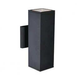 Best deal ๐ Deals ๐งจ 2-Light Matte Black Square Aluminum Outdoor Wall Lantern Sconce by RRTYO ๐ฅ ๐