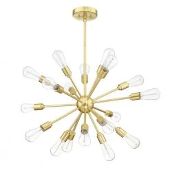 Best Pirce 🔥 Discount 👍 Alfa 18-Light Indoor Sputnik Chandelier by Hukoro ✨ 😀