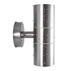 Hot Sale ๐ Cheap ๐ 8.3 in. 2-Light Stainless Steel Outdoor Wall Cylinder Light by LamQee ๐ ๐ฅ
