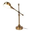 Best Sale 😀 Outlet ⭐ 23.6 in. Vintage Brass Indoor Table Lamp with Arched Shade Adjustable Height by LamQee 🔥 ❤️