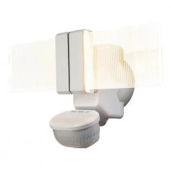 Top 10 😍 Cheapest 🥰 270-Degree White Motion Outdoor Integrated LED Flood Light with Clearview Edgelit Translucent Light Panel Technology by Defiant ✨ 💯