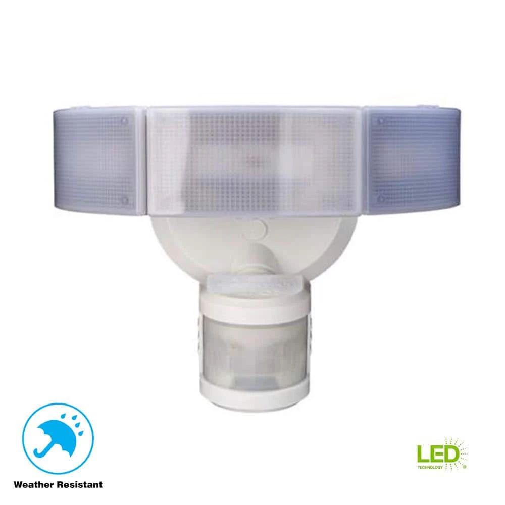 Best Pirce โจ Cheap โจ 270-Degree White Motion Outdoor Integrated LED Security Flood Light by Defiant ๐ โ - Image 9