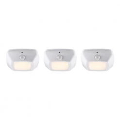 Outlet 🔥 Top 10 ❤️ 3 in. Motion Activated LED White Puck Light (3-Pack) by Defiant ✨ 🔔