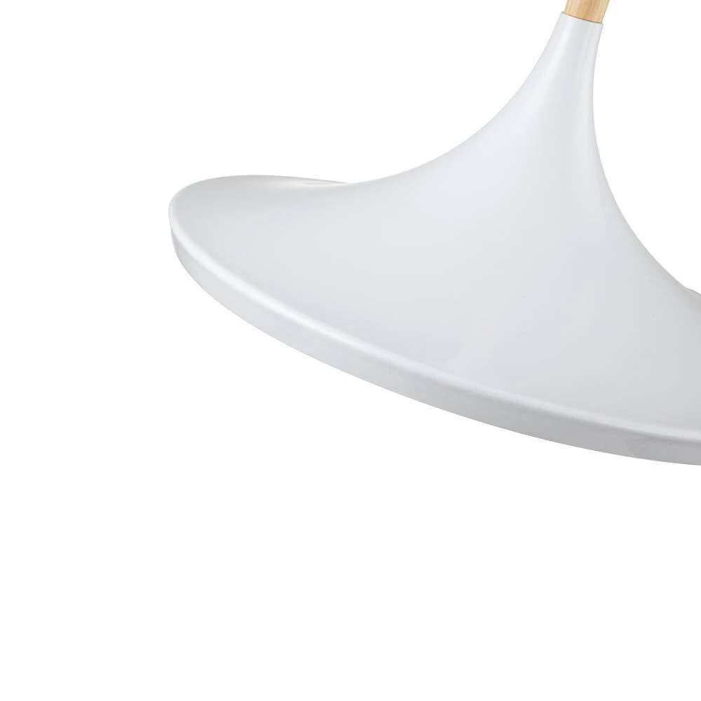 Coupon ๐คฉ Discount โจ Cortasia 1-Light White Hat Pendant Light with Wooden Shade by RRTYO ๐ ๐ - Image 8